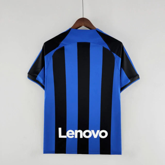 Camisa Inter de Milão I Home Nike Torcedor 2022/23 Masculino Azul e Preto