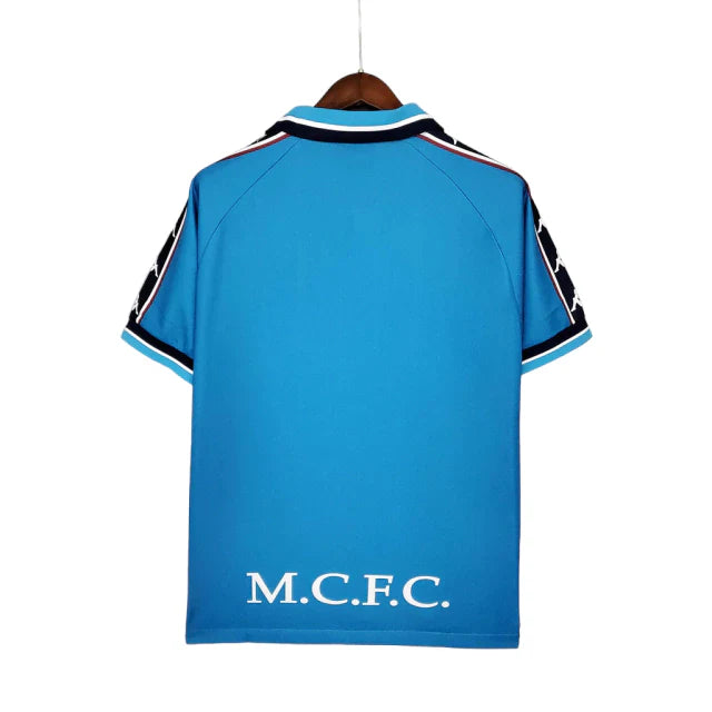 Camisa Retrô Manchester City Kappa 1997/98 Masculino Azul