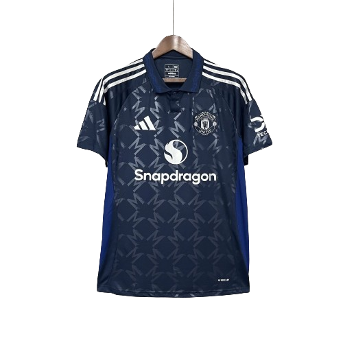 Camisa Manchester United II Away 2024/25 Torcedor Masculina Azul