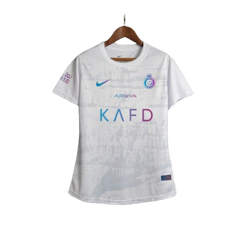 Camisa Al-Nassr Refletiva III Feminina - 23/24 Branca