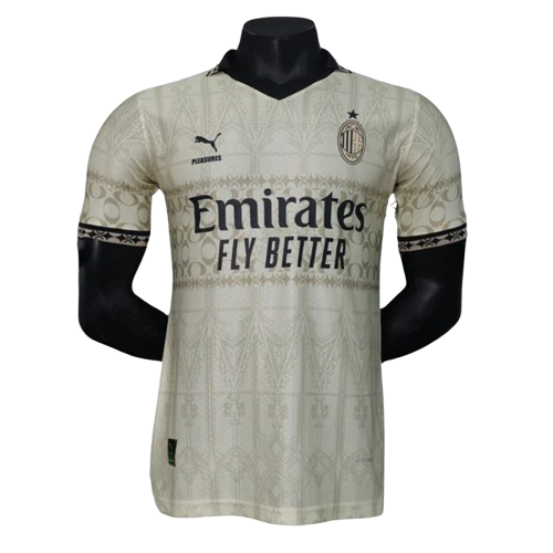 Camisa AC Milan Fourth 2024/25 Jogador Puma Masculino Off White