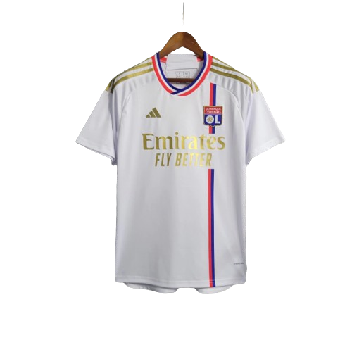 Camisa Lyon I 23/24 - Torcedor Adidas Masculina - Branco