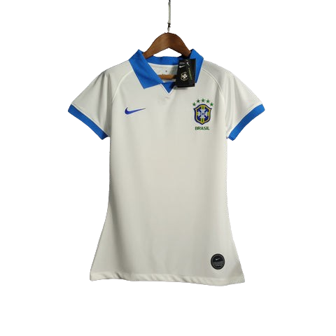 Camisa Nike Brasil II Away Nike Torcedor 2019/20 Feminina Branca