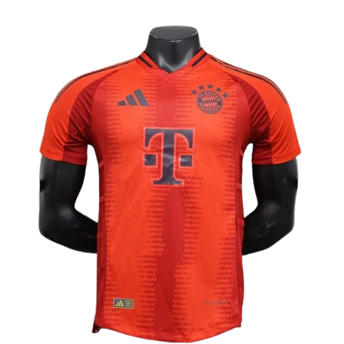 Camisa Bayern de Munique I Home Adidas Jogador 2024/25 Masculino Vermelho