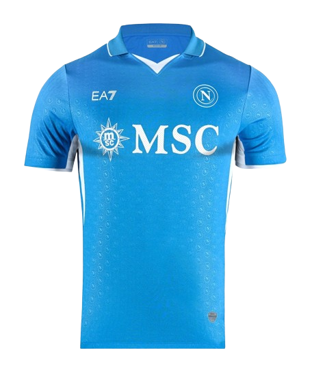 Camisa Napoli I Home 2024/25 Torcedor EA7 Masculino Azul