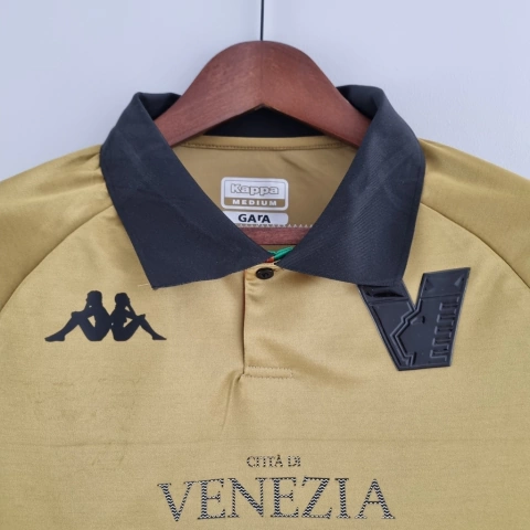 Camisa III Kappa Venezia 22/23 - Manga Longa- Dourada