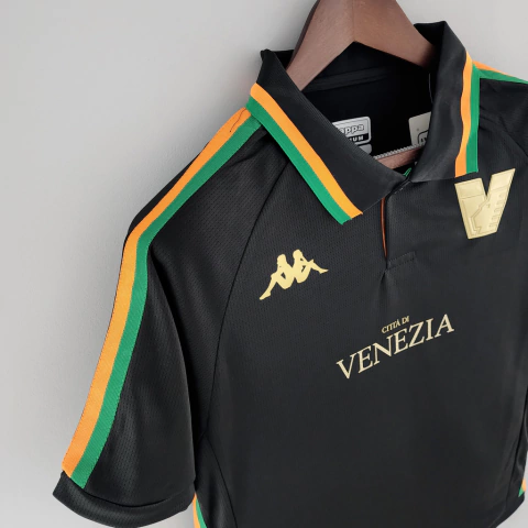 Camisa Venezia Kappa Torcedor 2022/23 Masculino Preto