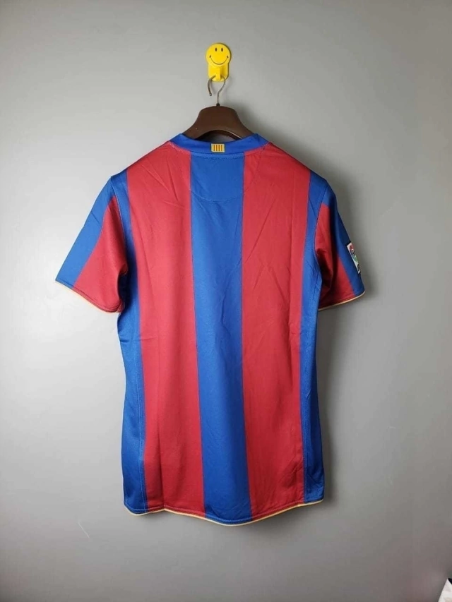 Camisa Barcelona Retrô 2006/2007 - Nike Azul Grená