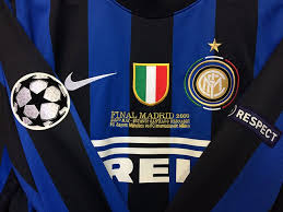 Camisa Retrô Inter de Milão I Home 2009/10 Masculino Azul e Preto