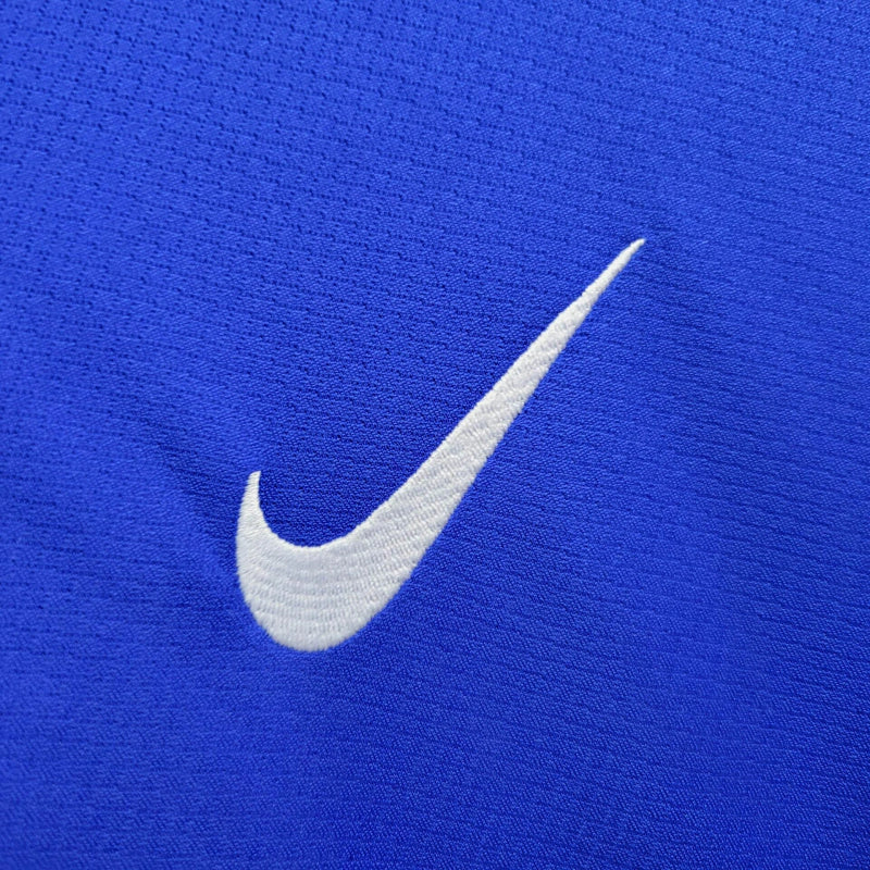 Camisa Seleção França I Home Nike Torcedor 2024/25 Masculino Azul