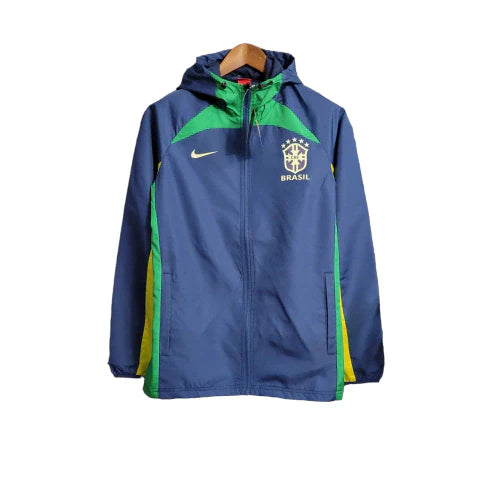 Jaqueta Corta-Vento Brasil 23/24 Masculino Nike - Azul