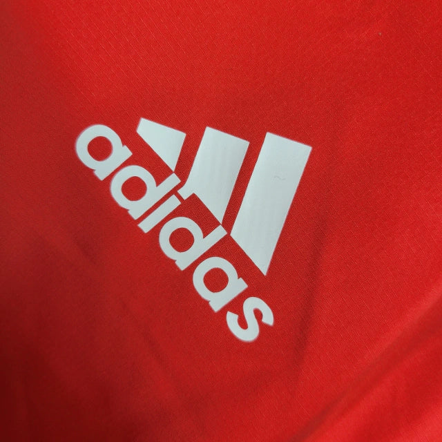 Jaqueta Corta-Vento Manchester United 23/24 Masculino Adidas - Vermelho