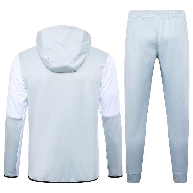 Conjunto Nike Tech Fleece Refletivo Al Nassr 23/24 Zíper Longo Branco