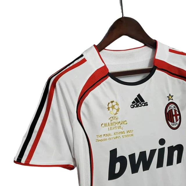 Camisa Retrô Milan II Away Adidas 2006/07 Masculino Branco