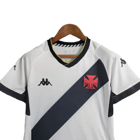 Kit Infantil Vasco Away 23/24 - Kappa - Branco