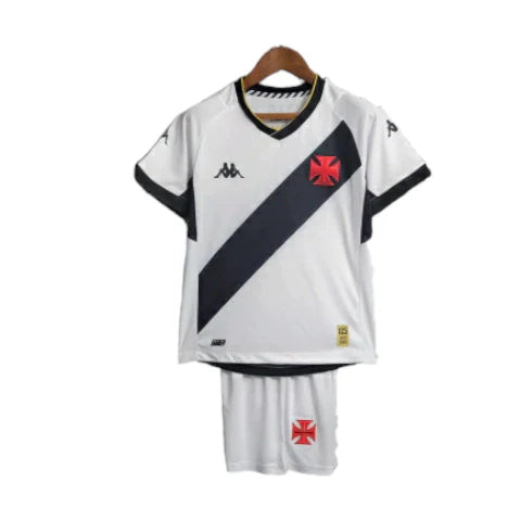 Kit Infantil Vasco Away 23/24 - Kappa - Branco