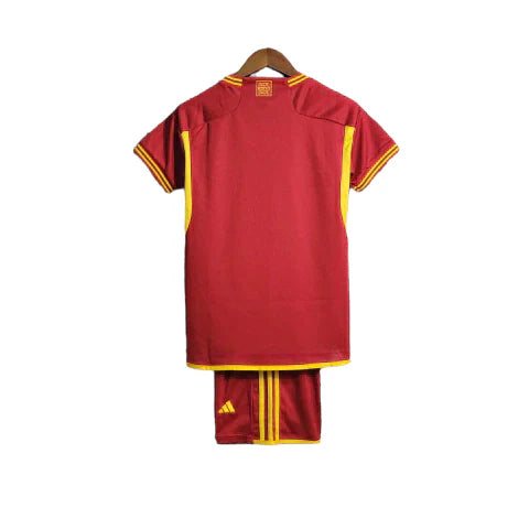 Kit Infantil Roma Home 23/24 - Adidas - Vermelho