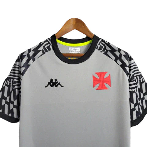 Camisa Vasco Goleiro 23/24 Torcedor Kappa Masculina - Cinza