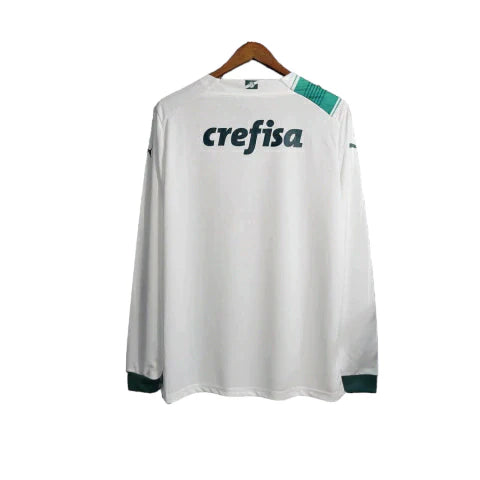 Camisa Palmeiras Away 23/24 - Manga Longa - Torcedor Puma Masculina - Branco