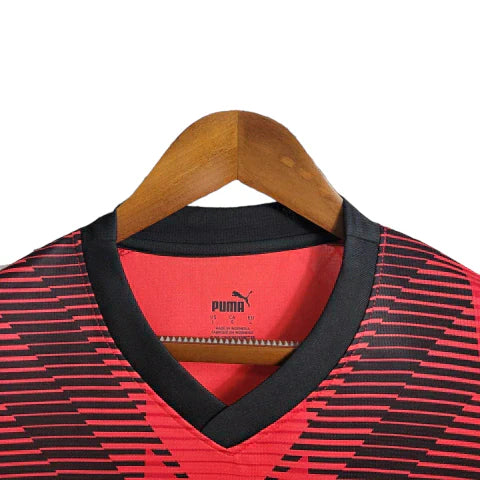 Camisa Milan I 2023/24 Vermelho e Preto - Puma