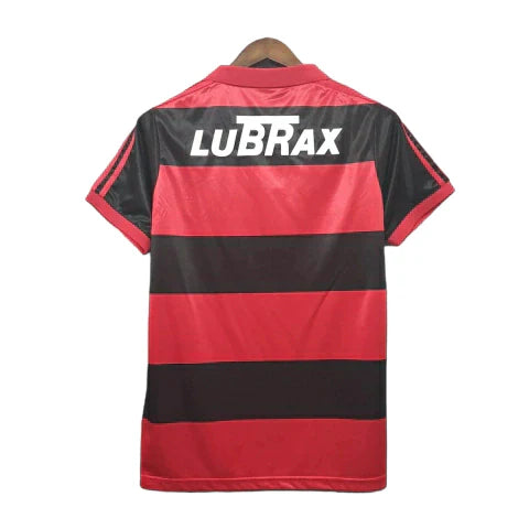 Camisa Retrô Flamengo I Home Adidas 1990/91 Masculino Vermelho e Preto