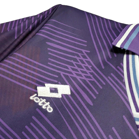 Camisa Retrô Fiorentina Lotto 1992/93 Masculino Roxa