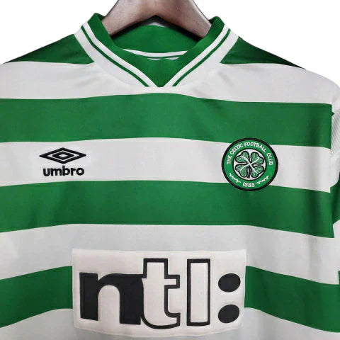 Camisa Celtic Retrô 1999/2000 Verde e Branca - Umbro