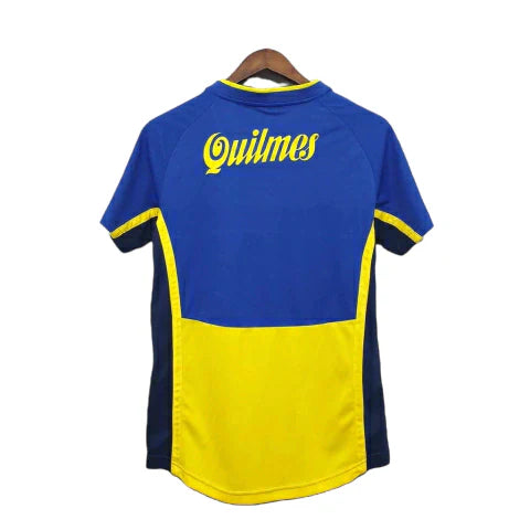 Camisa Boca Juniors Retrô 2002 Azul e Amarela - Nike