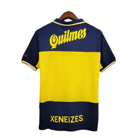 Camisa Boca Juniors Retrô 1999 Azul e Amarela - Nike