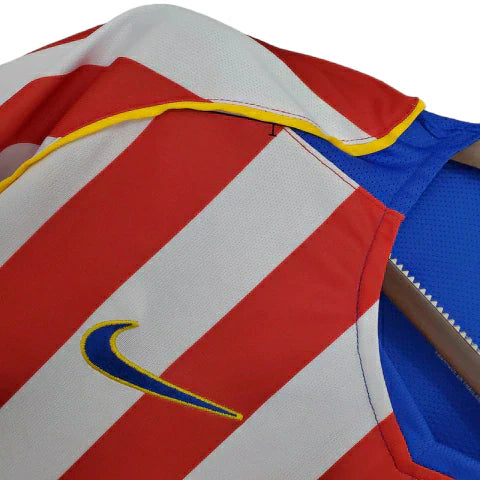 Camisa Atlético de Madrid Retrô 2004/2005 Vermelha e Branca - Nike