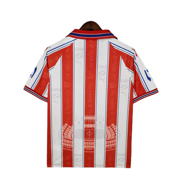 Camisa Atlético de Madrid Retrô 1996/1997 Branca e Vermelha - Puma