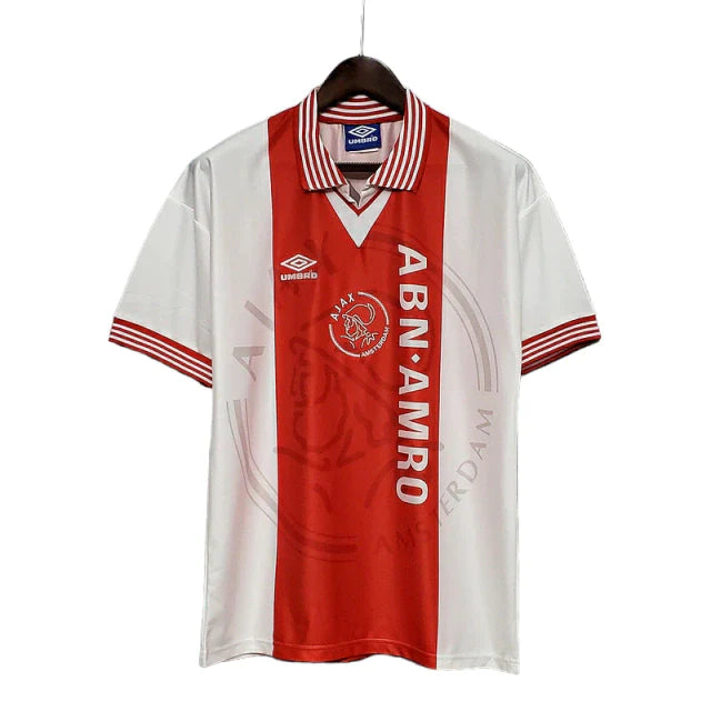 Camisa Ajax Retrô 1995/1996 Vermelha e Branca - Umbro