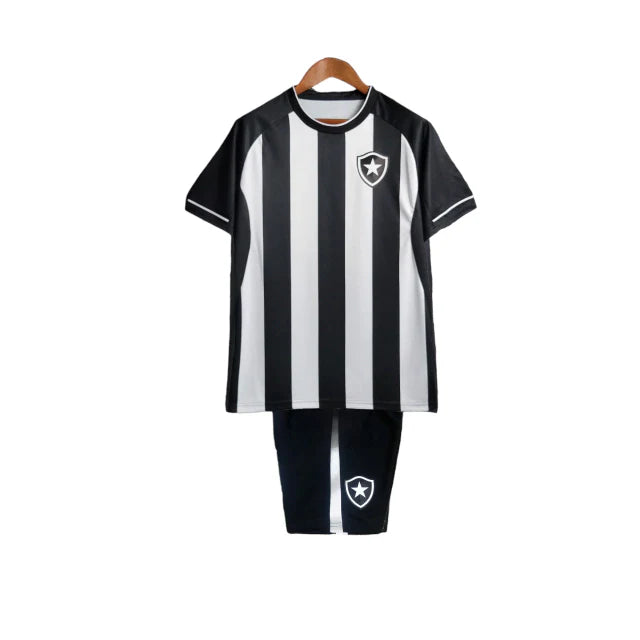 Kit Infantil Botafogo Home 22/23 - Preta e Branca